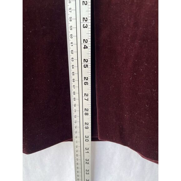Vintage Burberrys Women’s Velour  Skirt  Size 46 Burgundy - Picture 4 of 8